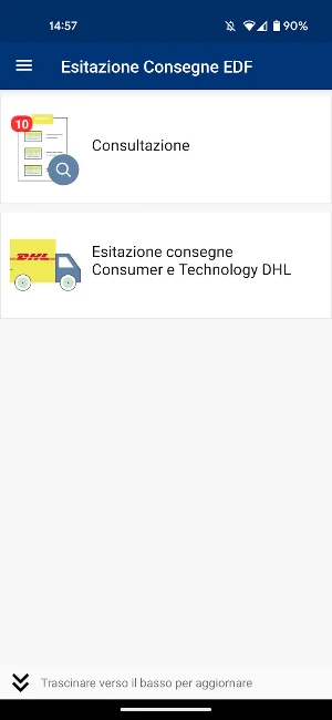 Esitazione Consegne EDF Screenshot 0