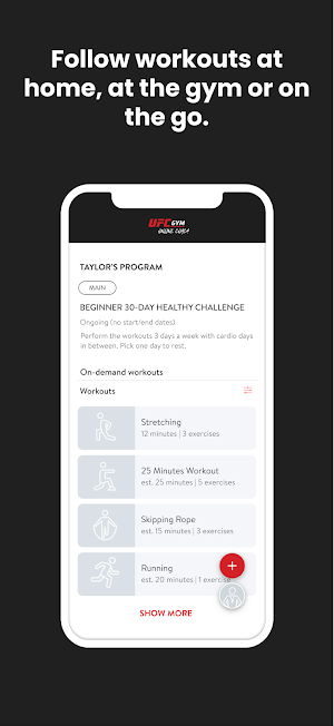 UFC GYM Online Coach Screenshot 1