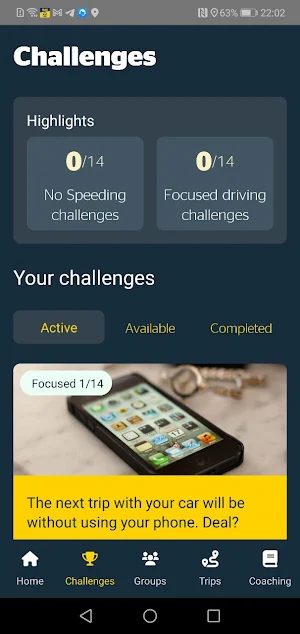 RAC Go Screenshot 1