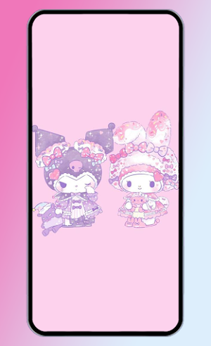 Kuromi My Town World Wallpaper Screenshot 1