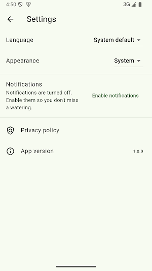 Water My Plants Reminder Screenshot 2