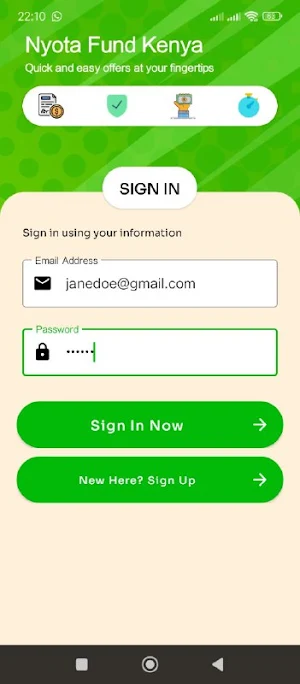 Nyota Fund Kenya Screenshot 1