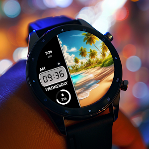 Key WF66 Beautiful Beach Watch Screenshot 1