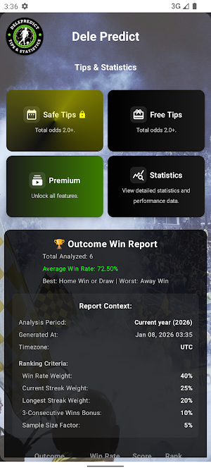 Dele Predict Screenshot 0