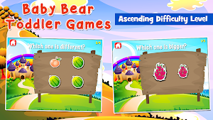 Baby Bear Games for Toddlers Screenshot 1