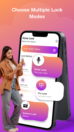 Voice Screen Lock & PIN Lock Screenshot 1