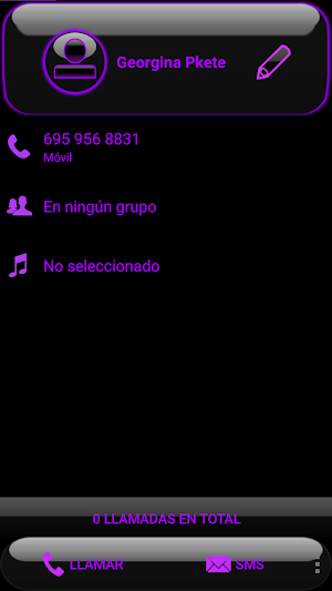 THEME GLOW PURPLE EXDIALER Screenshot 3