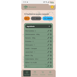 Recette cuisine - Ma Popote Screenshot 1
