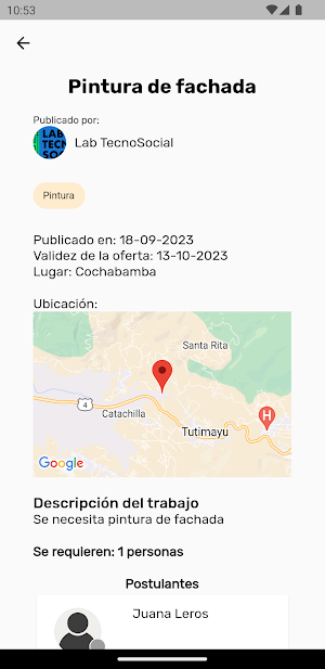 Mujeres constructoras Screenshot 3