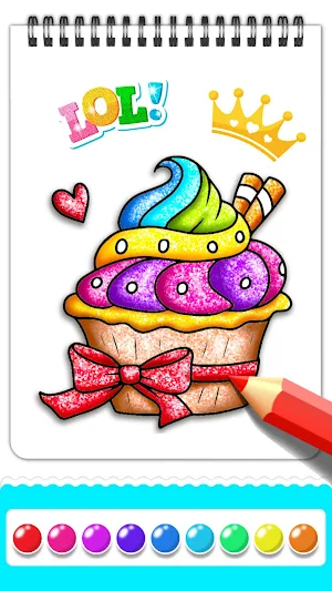Ice Cream Coloring Book Screenshot 3