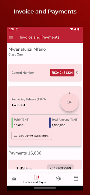 Millennium School App Screenshot 3