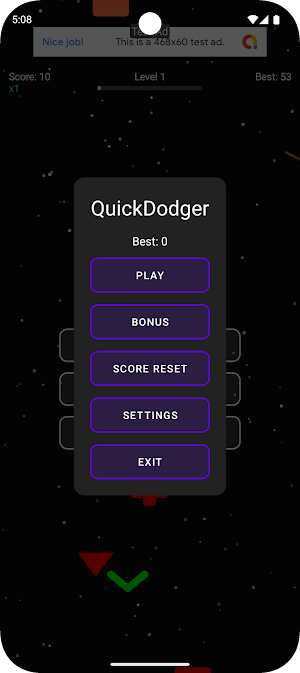 Quick Escape in Space Screenshot 1