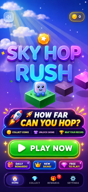 Sky Hop: Space Jump Arcade Screenshot 0