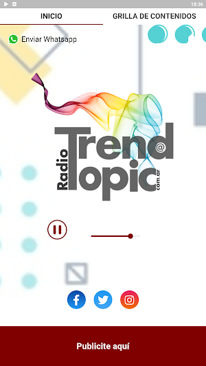 Radio Trend Topic Screenshot 2