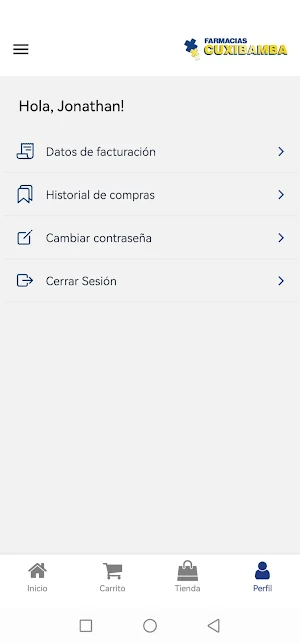 Farmacias Cuxibamba Screenshot 1