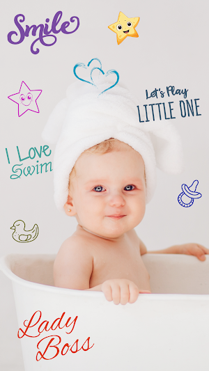 baby photo frames and editor Screenshot 0