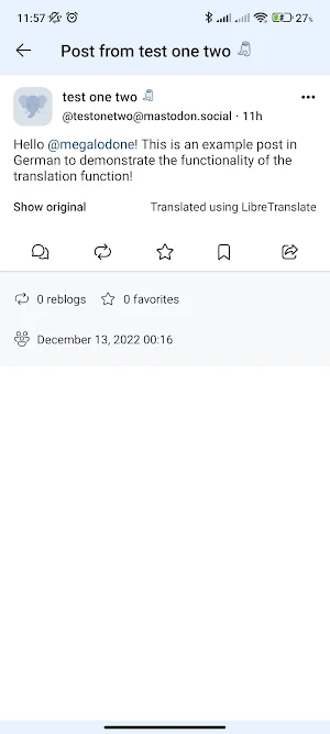 Moshidon for Mastodon Screenshot 2