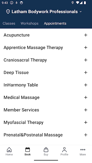 Bodywork Professionals Screenshot 1