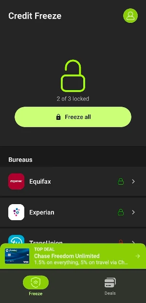 Freeze My Credit Screenshot 3