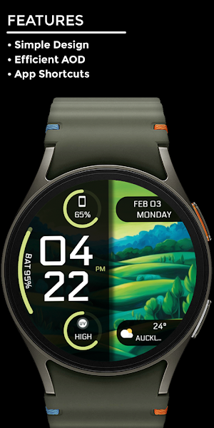 Nighty Digital 49 - watch face Screenshot 1