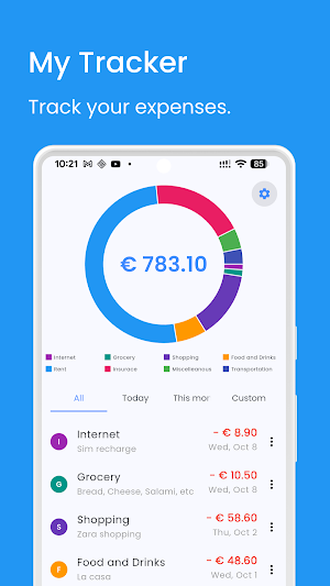 My Tracker - Expense Tracker Screenshot 0