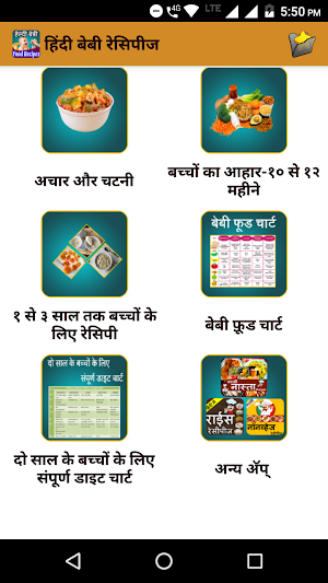 Baby Recipes Hindi Screenshot 2