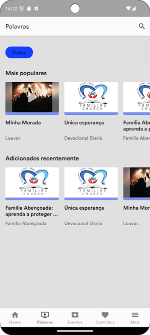FAMÍLIAS CHURCH Screenshot 1