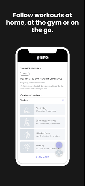 Bite Back Health And Wellbeing Screenshot 2