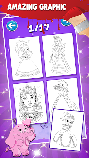 Princess Coloring Book Screenshot 1