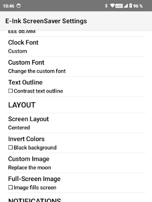 E-Ink ScreenSaver Screenshot 2