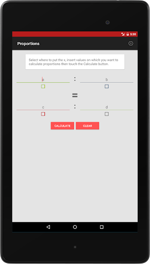 Proportions Screenshot 2
