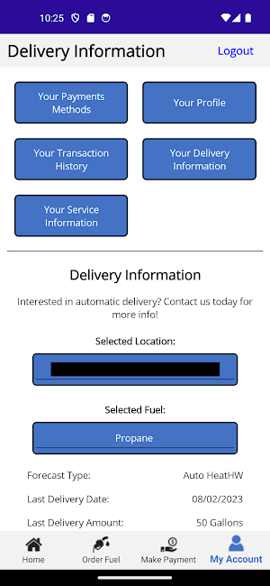 MyFuelAccount Screenshot 2