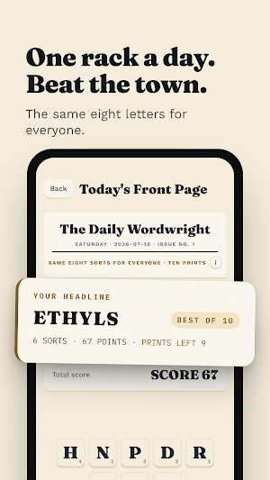 WordWright: Idle Word Factory Screenshot 3