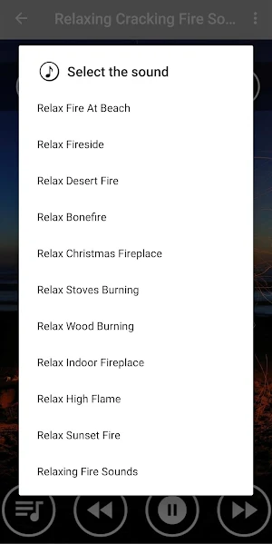 Relaxing Fireplace with Crackling Fire Sounds Screenshot 1