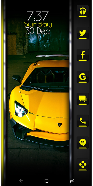 Combo Yellow Dark v2 Icon Pack Screenshot 2