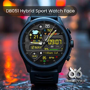 DB051 Hybrid Sport Watch Face Screenshot 3