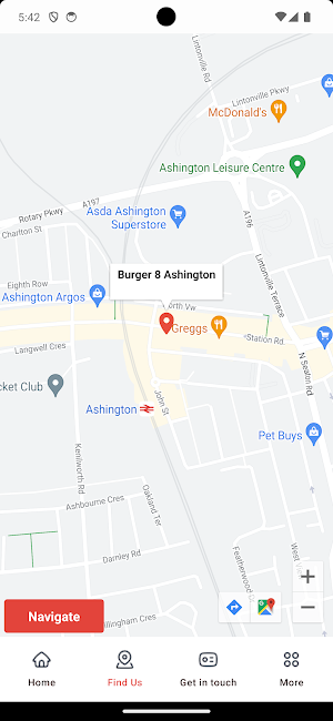 Burger 8 Ashington Screenshot 1