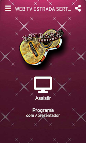 Web TV Estrada Sertaneja Screenshot 0