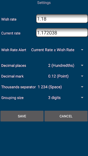 Euro / US Dollar - Currency Converter Screenshot 2