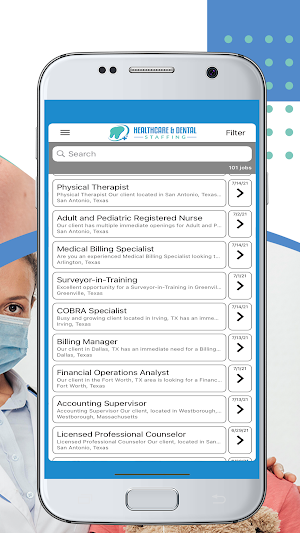 Healthcare & Dental Staffing Screenshot 2