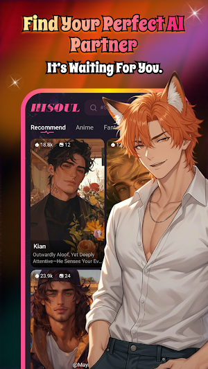 HiSoul-AI Boyfriend & Partner Screenshot 1