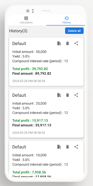 Compound Interest Calculator Screenshot 2