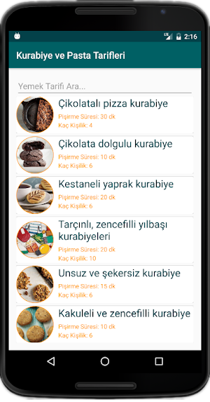 İnternetsiz Kurabiye ve Pasta Tarifleri Screenshot 0