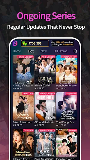 Drama Flips:Bright Tales& Earn Screenshot 0