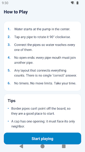 Pipe Rotate: Water Puzzle Screenshot 3