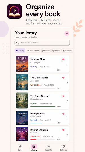 Book Tracker & Reading Timer Screenshot 1