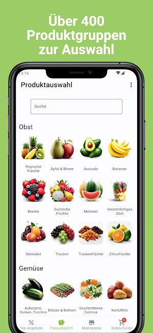 FreshPare - Preisvergleich Screenshot 1