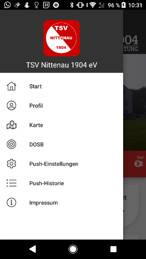 TSV Nittenau 1904 e.V. Screenshot 2