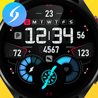 SH007 Watch Face, WearOS watch