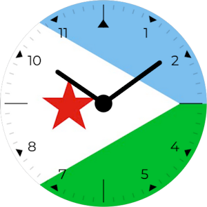 Djibouti Analog Watch Face Screenshot 0